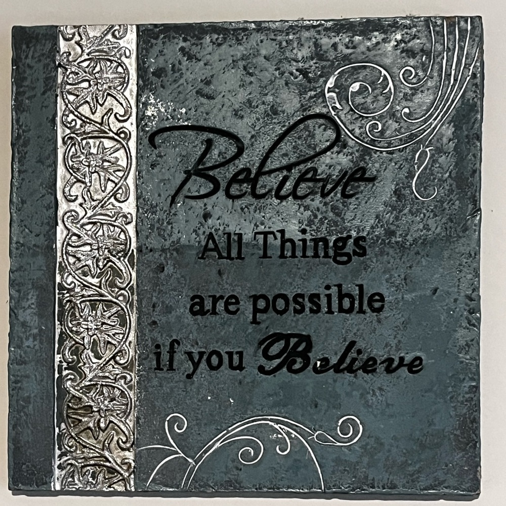 Believe wall hanging